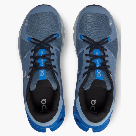 Men's On Running Cloudflyer 4 - Metal / Lapis NEW IN BOX!! - Picture 3 of 5